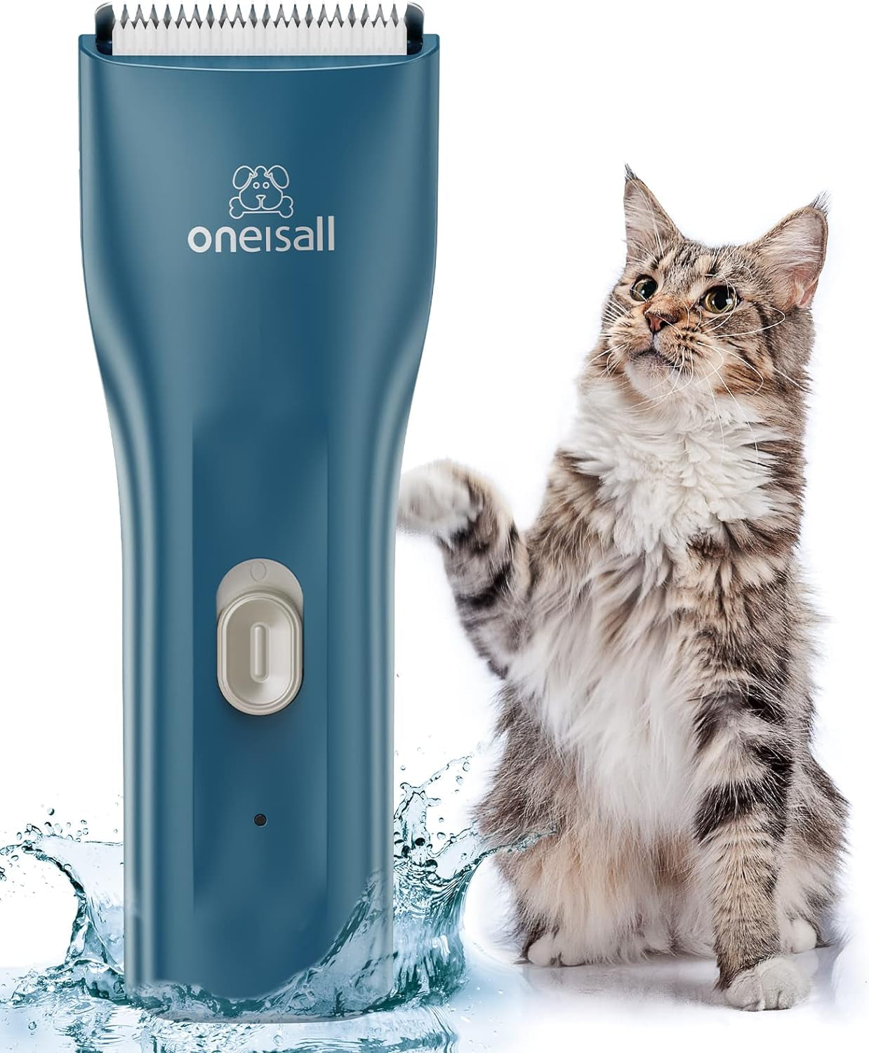 Oneisall Pet Clipper – Quiet Hair Trimmer for Cats with Matted Hair